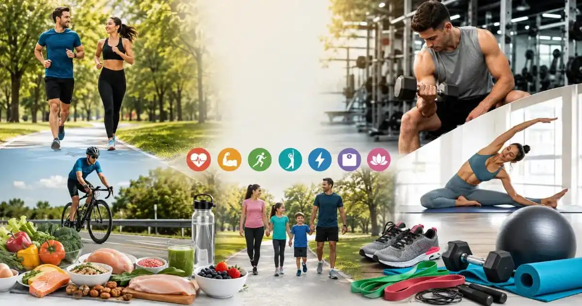Physical Fitness Exercise Healthy Eating and Active Lifestyle