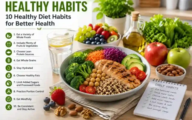 Healthy Habits 10 Healthy Diet Habits for Better Health