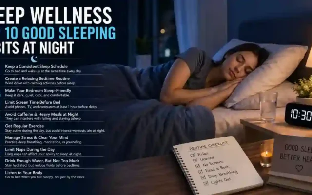 Sleep Wellness Top 10 Good Sleeping Habits at Night