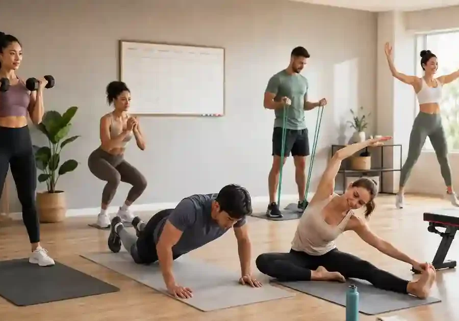Workout Guides Weekly Home Gym Plans for Beginners