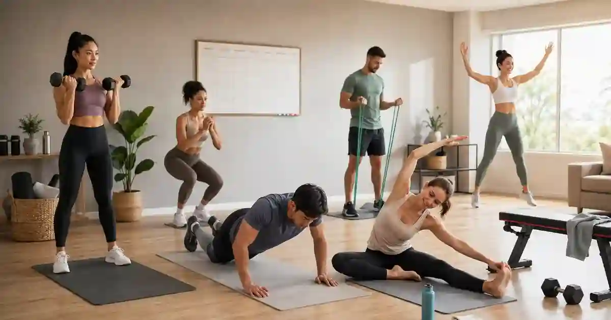 Workout Guides Weekly Home Gym Plans for Beginners